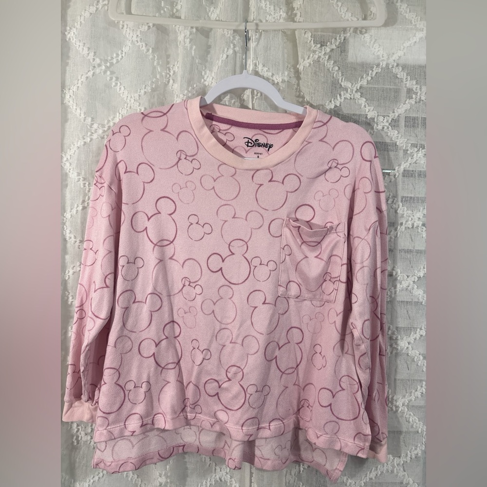 Disney Light Pink Mickey Mouse Top‎